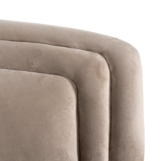 Hazel khaki velvet - exklusiver Sessel